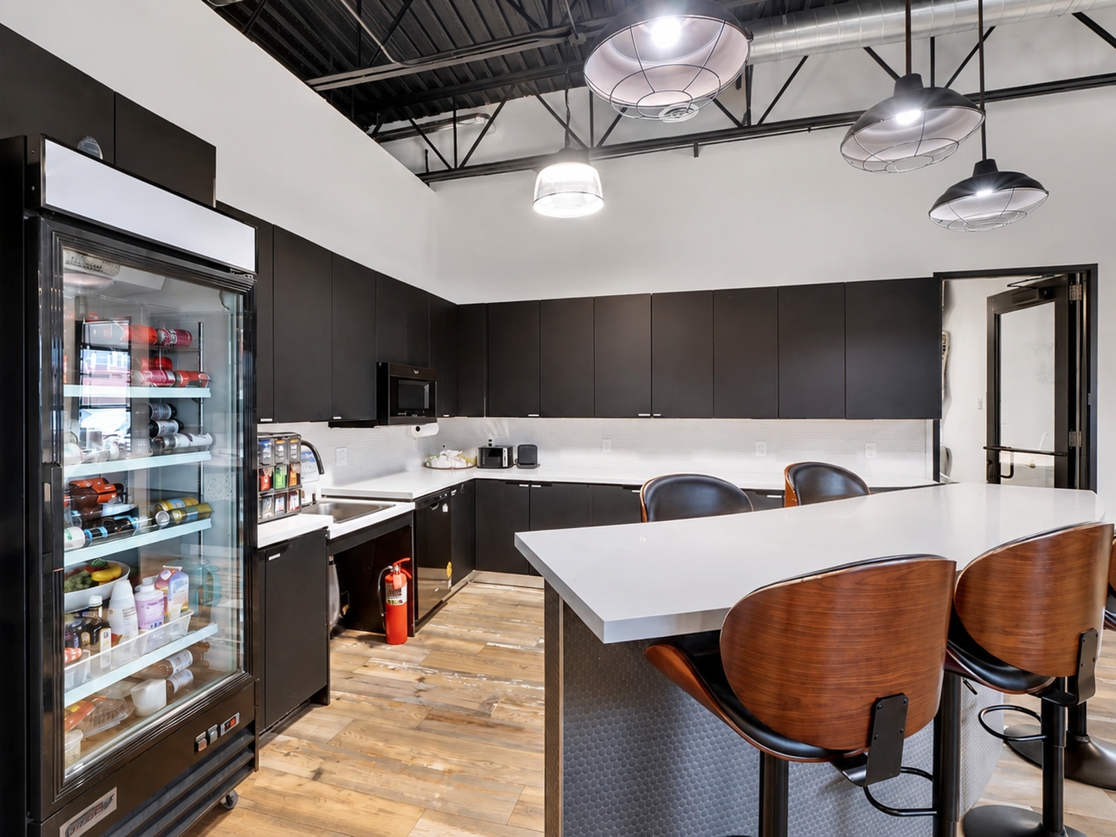 TREH kitchenette and bar area